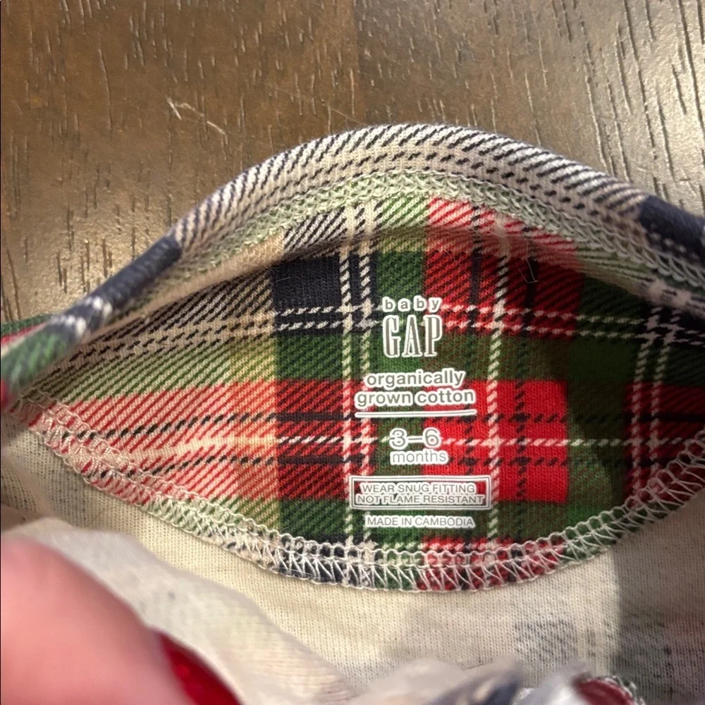 GAP Multicolor Plaid Baby Romper